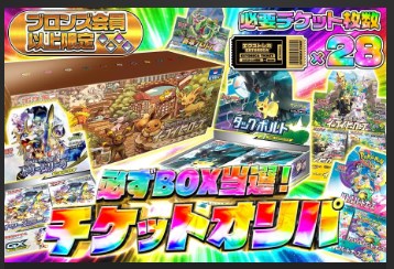 ランク制度と当選確率の説明画像